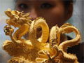 gold China Dragon Year