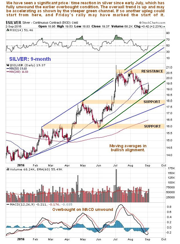 Silver Nine-Month Chart