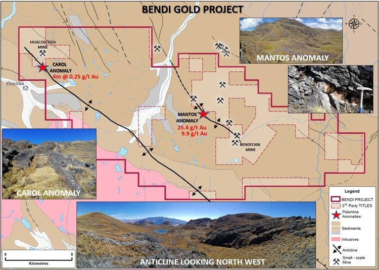 Palamina project map